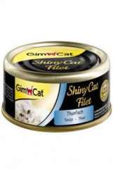 Gimpet kočka konzerva ShinyCat filet tuňák ve vlastní šťávě70g