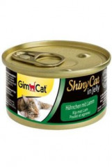 Gimpet kočka konzerva ShinyCat filet kuře s jehněčím 70g