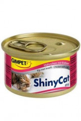 Gimpet kočka konzerva ShinyCat kuře+krab 70g