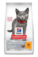 Hill's Feline Dry SP Kitten Steril. Cat Chicken 300g