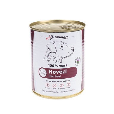 All Animals DOG hovězí mleté 800g