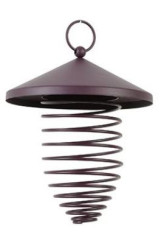 Krmítko venkovní SPIRAL na lojové koule kov fialová 11cm Zolux