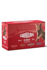 Carnilove Cat Pouch Gravy Multipack 12x85g