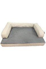Pelech matrace Gudy 80x60x20cm, šedo/béžová