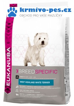 Eukanuba Dog Breed N. West High White Terrier 2,5kg