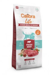 Calibra Dog Life Junior Small&Medium Fresh Beef 12kg