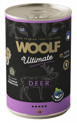 WOOLF Ultimate DogFood konzerva Deer 400g