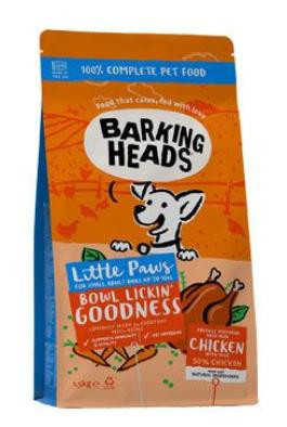 BARKING HEADS Little Paws Bowl Lickin Good Chicken 1,5kg