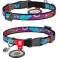 Obojek cat nylon WAUDOG Summer 20-30cm/1cm