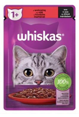 Whiskas kaps. Core hovězí ve šťávě 85g