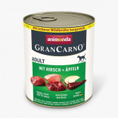 Animonda GRANCARNO konzerva Adult - s jelením a vepřovým masem a jablky 800 g
