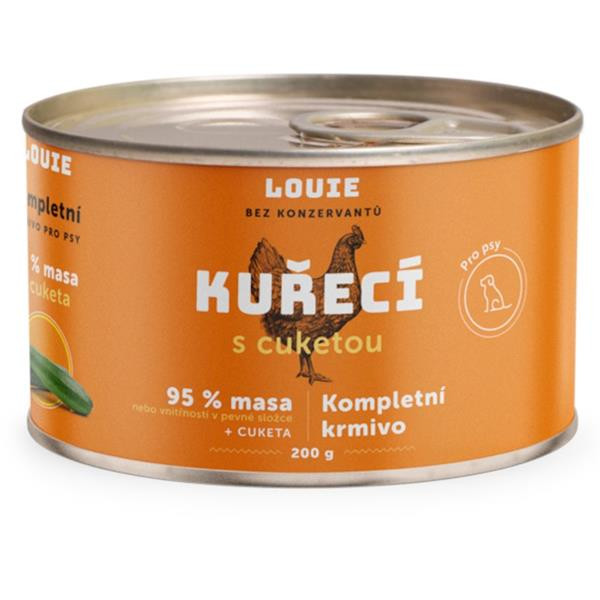 Louie Dog Kuřecí s cuketou 200 g