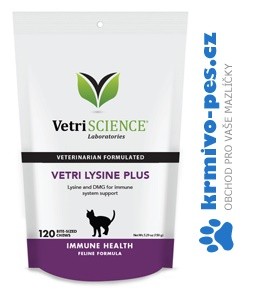 VetriScience Lysine Plus podp.imunity kočka 150g