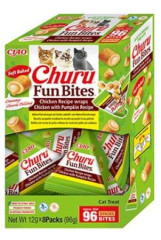 Churu Cat BOX Fun Bites Chicken wraps Chicken&Pumpkin 8x12g