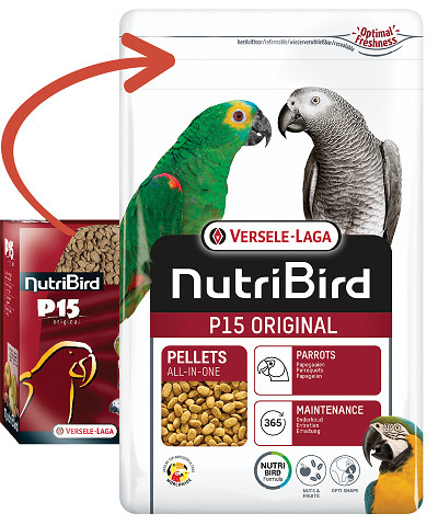 VL Nutribird P15 Original pro papoušky 10kg