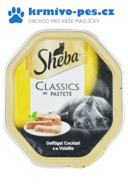 Sheba vanička Drůbeží koktejl 85g