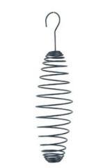 Krmítko venkovní SPIRAL na lojové koule kov modrá 22cm Zolux