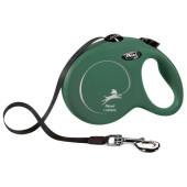 Flexi Classic S pásek Olive 5 m do 15 kg