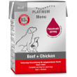 Platinum Dog Menu Beef + Chicken 375 g