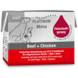 Platinum Dog Menu Beef + Chicken 90g