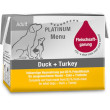 Platinum Dog Menu Duck + Turkey 90g
