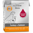 Platinum Dog Menu Turkey + Salmon 375g