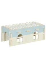 Domeček COSY dřevěný s přístavbou morče 9mm Zolux