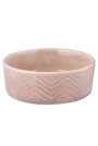 Miska keramická Zig Zag 18cm písková 1,2l
