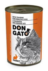 Don Gato cat konzerva králičí 415g