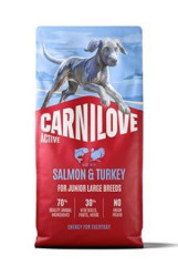 Carnilove Dog Active Dry Salmon&Turkey Junior Large Breed 12kg