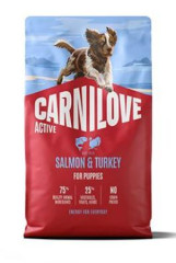 Carnilove Dog Active Dry Salmon&Turkey Puppies 4kg