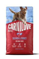 Carnilove Dog Active Dry Salmon&Turkey Adult ALL Breed 4kg