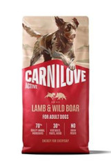 Carnilove Dog Active Dry Lamb&Wild Boar Adult All Breed 4kg