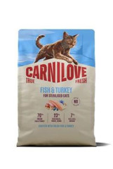 Carnilove Cat True Fresh Dry Fish &Turkey Sterilised Adult 2kg