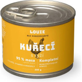 Louie konzerva pro psy kuřecí s rýží 200g
