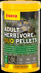 Sera Tortoise Adult Herbivore Duo Pellets 250 ml