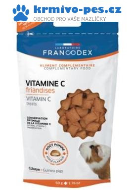 Francodex Pochoutka Vitamin C morče 50g