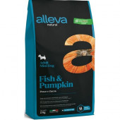 ALLEVA NATURAL Dog Dry Adult Fish&Pumpkin Mini 2kg