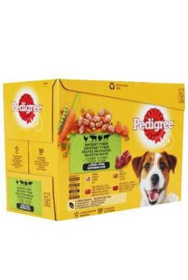 Pedigree Adult kuře & jehně & drůbeží & hov. maso 12 x 100 g