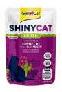 Gimcat ShinyCat kapsa tuňák s krevetami ve vývaru 70g