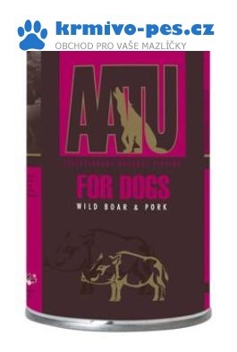 AATU Dog Wild Boar n Pork konz. 400g