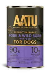 AATU Dog Wild Boar n Pork konzerva 400g