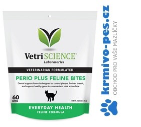 VetriScience Perio Plus Feline dent. kousky 60ks kočka