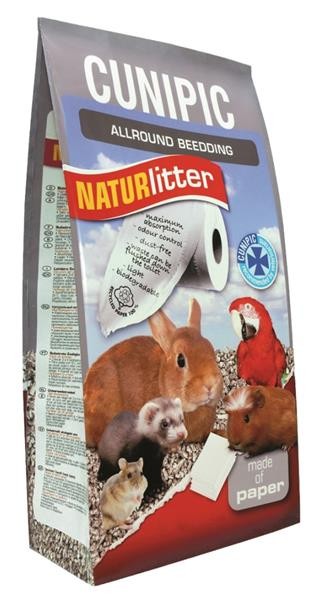 Podestýlka hlod. Naturlitter paper Cunipic 25L