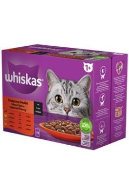 Whiskas kaps. Klasický výběr ve štávě 12x85g