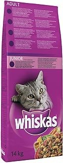 Whiskas Dry s hovězím masem & játry 14 kg