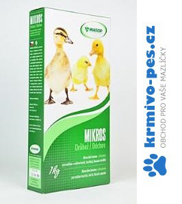 Mikros Drůbež s vitamíny plv 1kg krabička