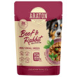 Araton Dog kapsička Adult Beef/Rabbit 85g