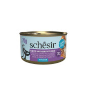 Schesir Cat konzerva Makrela,sardinky,kalamáry v omáčce 70g