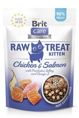 Brit Raw Treat Cat Kitten Chicken&Salmon 40 g